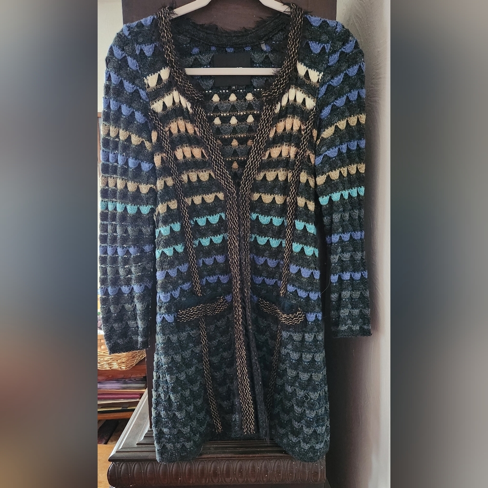 Nic + Zoe cardigan sweater size Petite Small multicolor